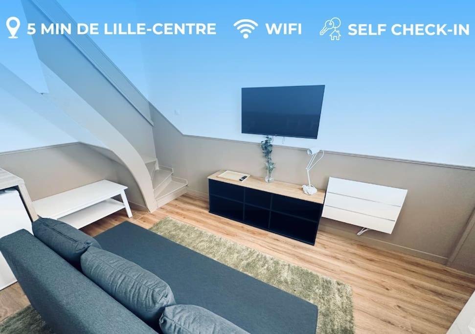 Nouveau! Centre Lille T3 Avec Wifi, Tv, Netflix Buitenkant foto